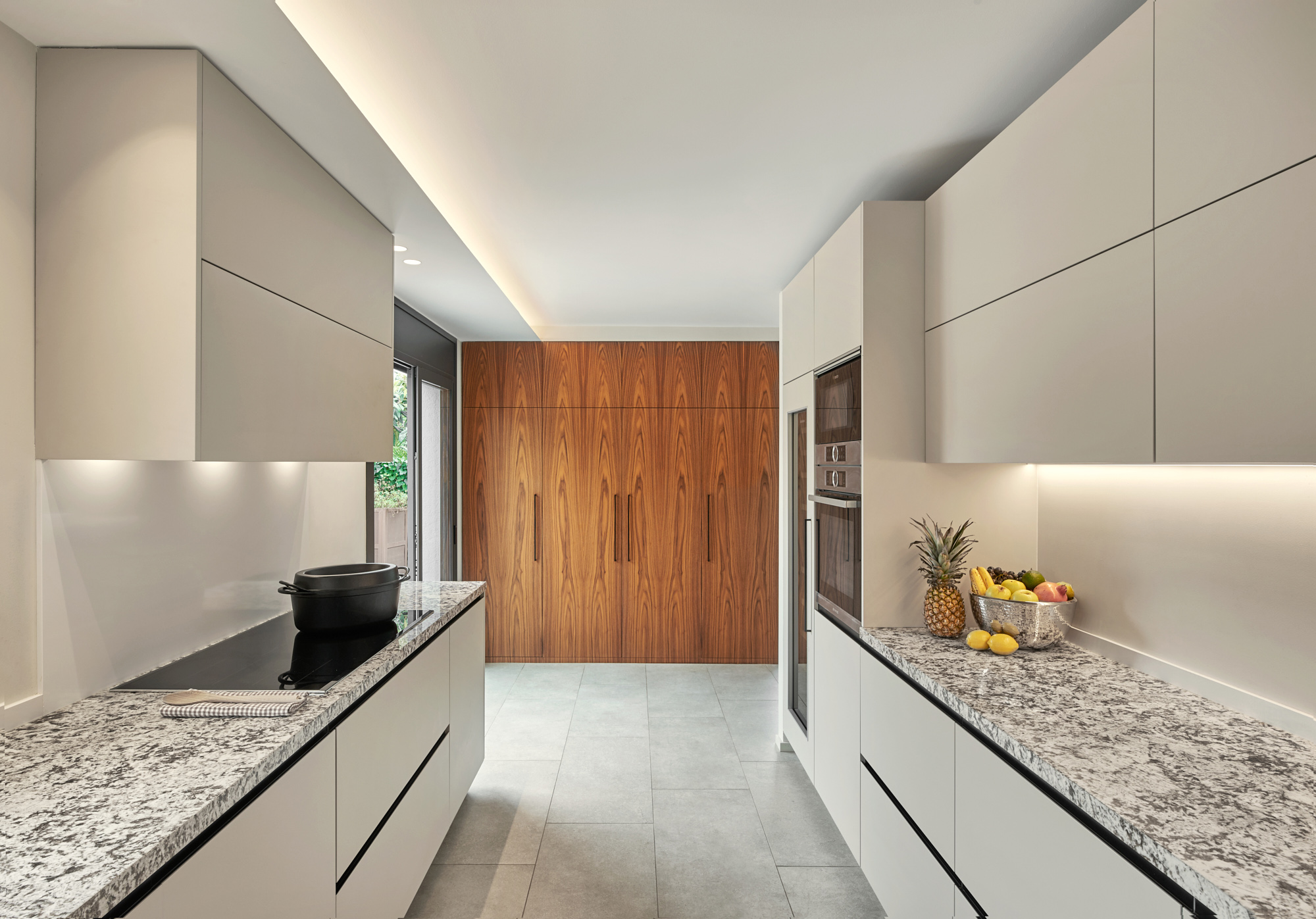 modern minimalist white kitchen